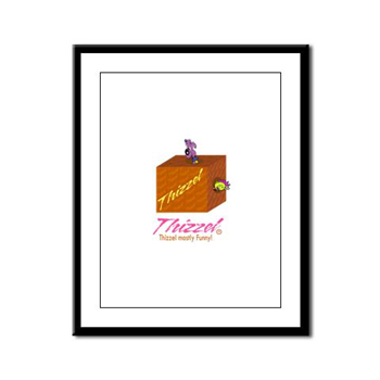 Funny Logo Framed Panel Print
