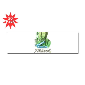 Thizzel make me Happy Bumper Bumper Sticker