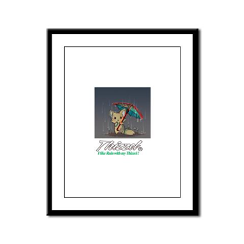 Rainy Logo Framed Panel Print