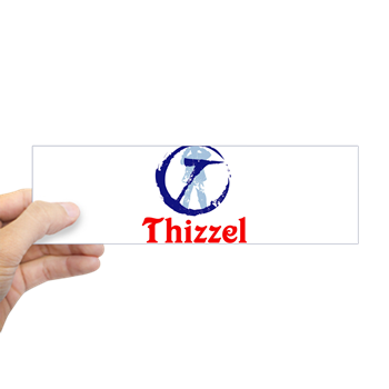 THIZZEL Trademark Bumper Bumper Sticker