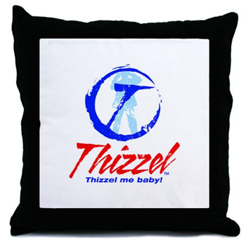 Thizzel Throw Pillow