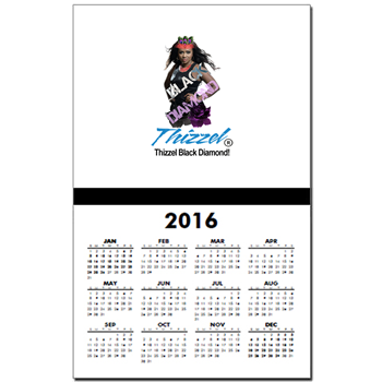 Thizzel Diamond Calendar Print