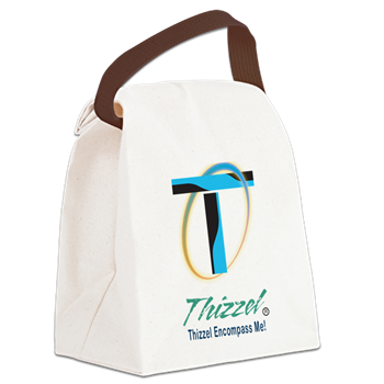 Thizzel Encompass Logo Canvas Lunch Bag