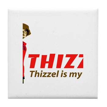 Thizzel Future Tile Coaster