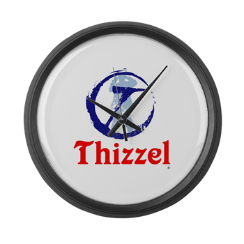 THIZZEL Trademark Large Wall Clock
