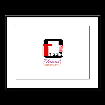 Thizzel Creativity Logo Large Framed Print