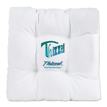 Dew Drops Logo Tufted Chair Cushion