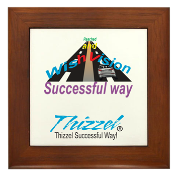 Thizzel Successful Logo Framed Tile