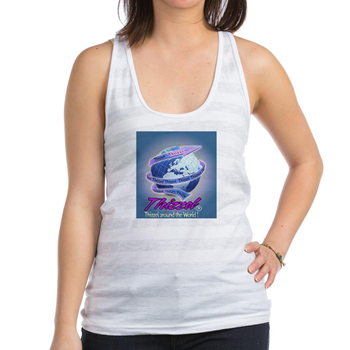 Thizzel Globe Racerback Tank Top