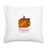 Funny Logo Square Canvas Pillow