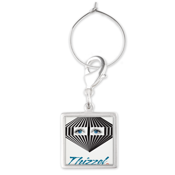 Thizzel Face Logo Wine Charms