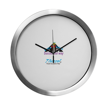 Thizzel Successful Logo Modern Wall Clock