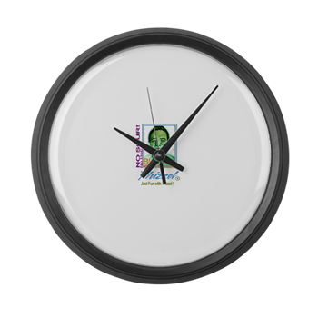 Just Fun with Thizzel Large Wall Clock
