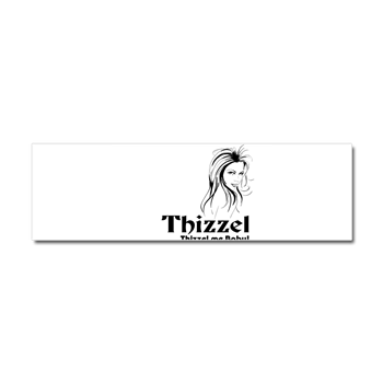 Thizzel Lady Car Magnet 10 x 3