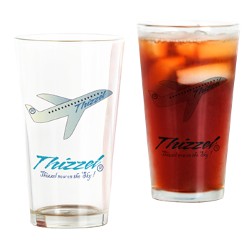 Travel Vector Logo Drinking Glass