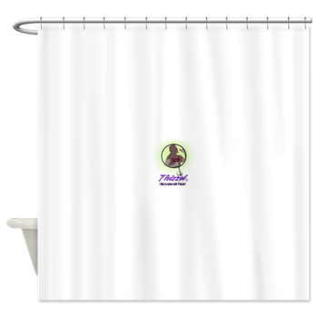 Singer Logo Shower Curtain