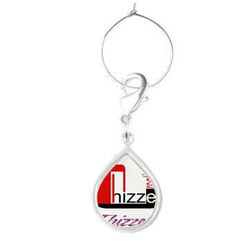 Thizzel Creativity Logo Teardrop Wine Charm