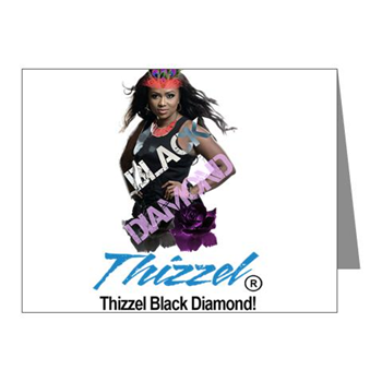 Thizzel Diamond Note Cards
