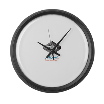 Thizzel Face Logo Large Wall Clock