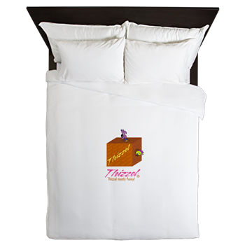 Funny Logo Queen Duvet