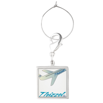 Travel Vector Logo Wine Charms