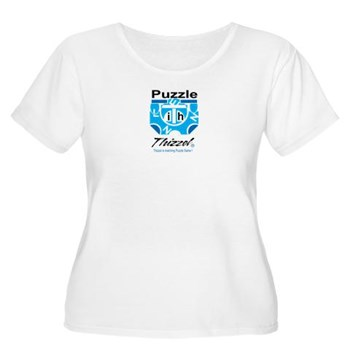 Puzzle Game Logo Plus Size T-Shirt