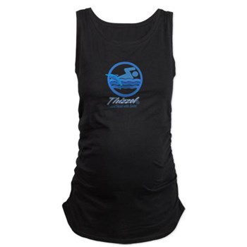 Swimming Logo Maternity Tank Top