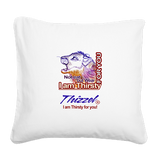 Am Thirsty Logo Square Canvas Pillow