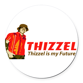 Thizzel Future Round Car Magnet