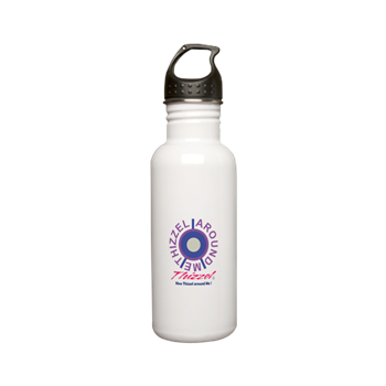 Around Me Vector Logo Stainless Steel Water Bottle