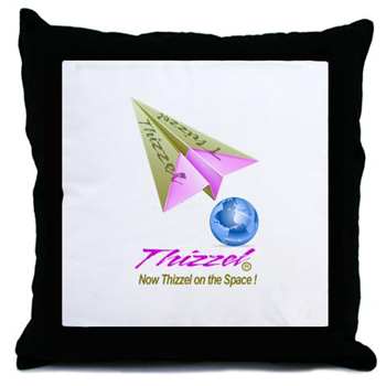 Space Logo Throw Pillow