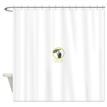 Finger T Logo Shower Curtain