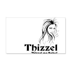Thizzel Lady Wall Decal
