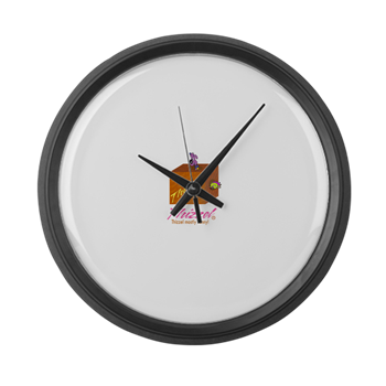 Funny Logo Large Wall Clock