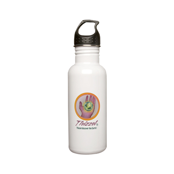 Discover Earth Logo Stainless Steel Water Bottle
