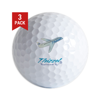 Travel Vector Logo Golf Ball