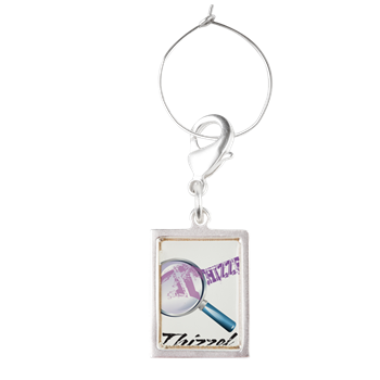 Magnifier Logo Wine Charms