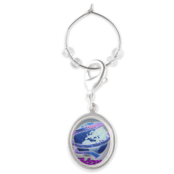 Thizzel Globe Wine Charms