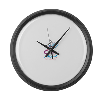 Vector Graphics Logo 01 Large Wall Clock