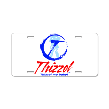 Thizzel Aluminum License Plate