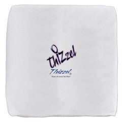 Text Effect Logo Cube Ottoman