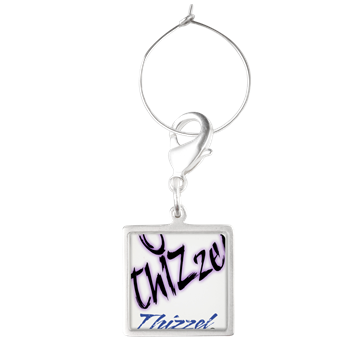 Text Effect Logo Wine Charms
