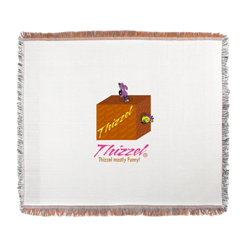 Funny Logo Woven Blanket