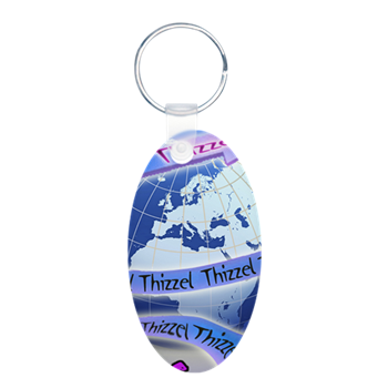 Thizzel Globe Keychains