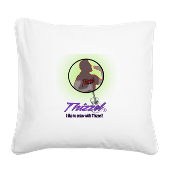 Singer Logo Square Canvas Pillow