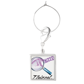 Magnifier Logo Wine Charms