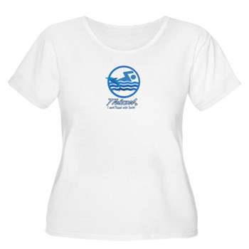 Swimming Logo Plus Size T-Shirt