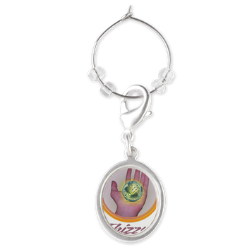Discover Earth Logo Wine Charms