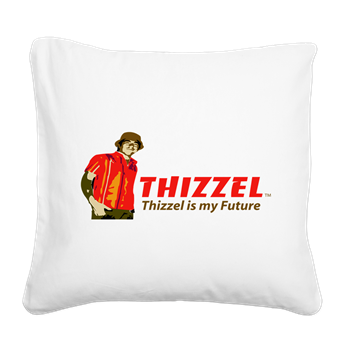 Thizzel Future Square Canvas Pillow