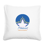 Great Star Logo Square Canvas Pillow